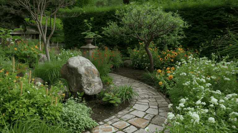 Pórfido en áreas verdes y jardines: elegancia natural y funcionalidad