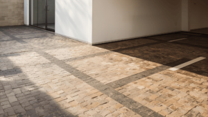 pórfido en áreas de estacionamiento