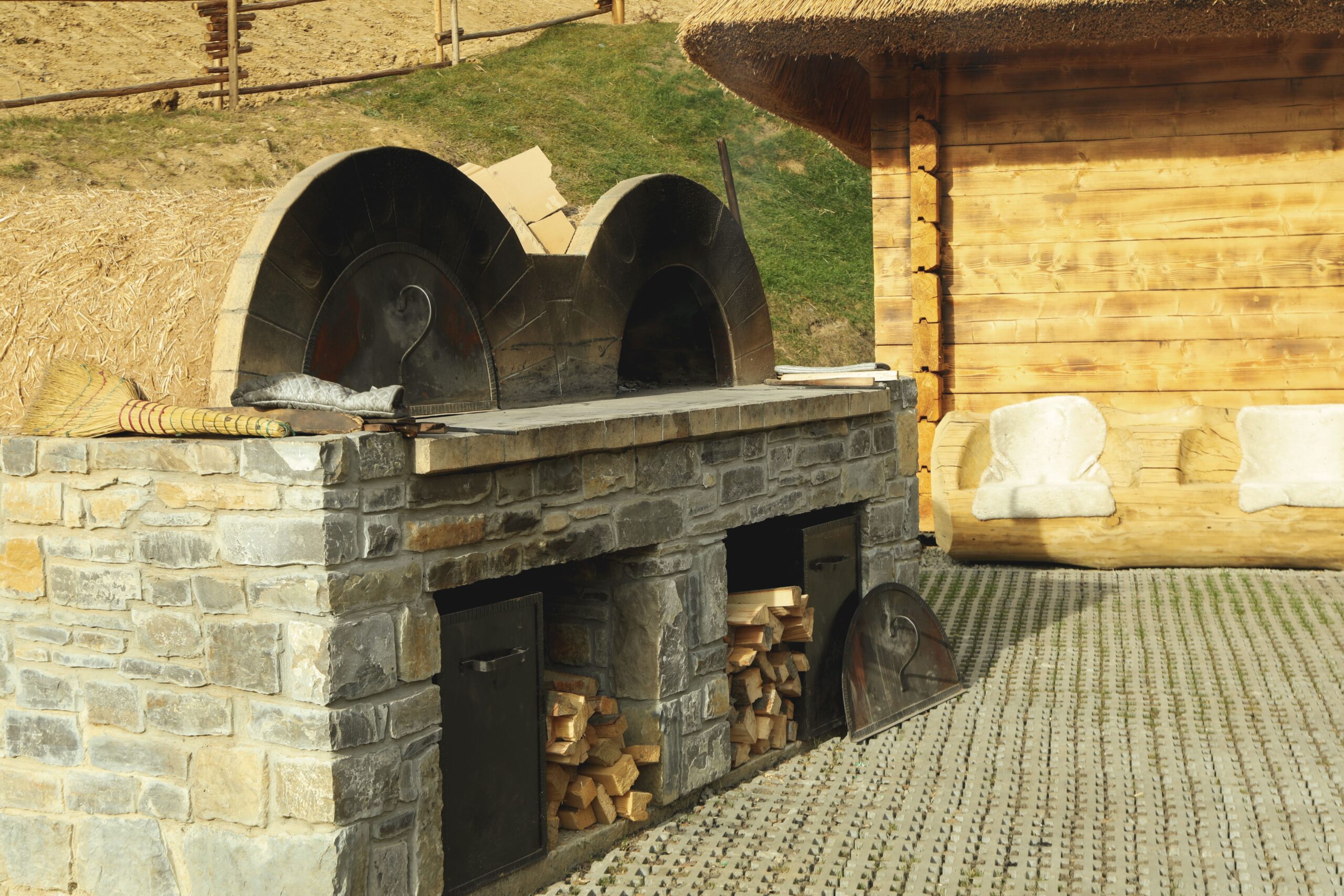 bloques de piedra maciza